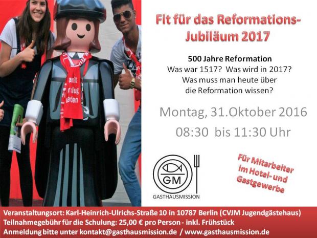 Fit für das Reformations-Jubiläum 2017